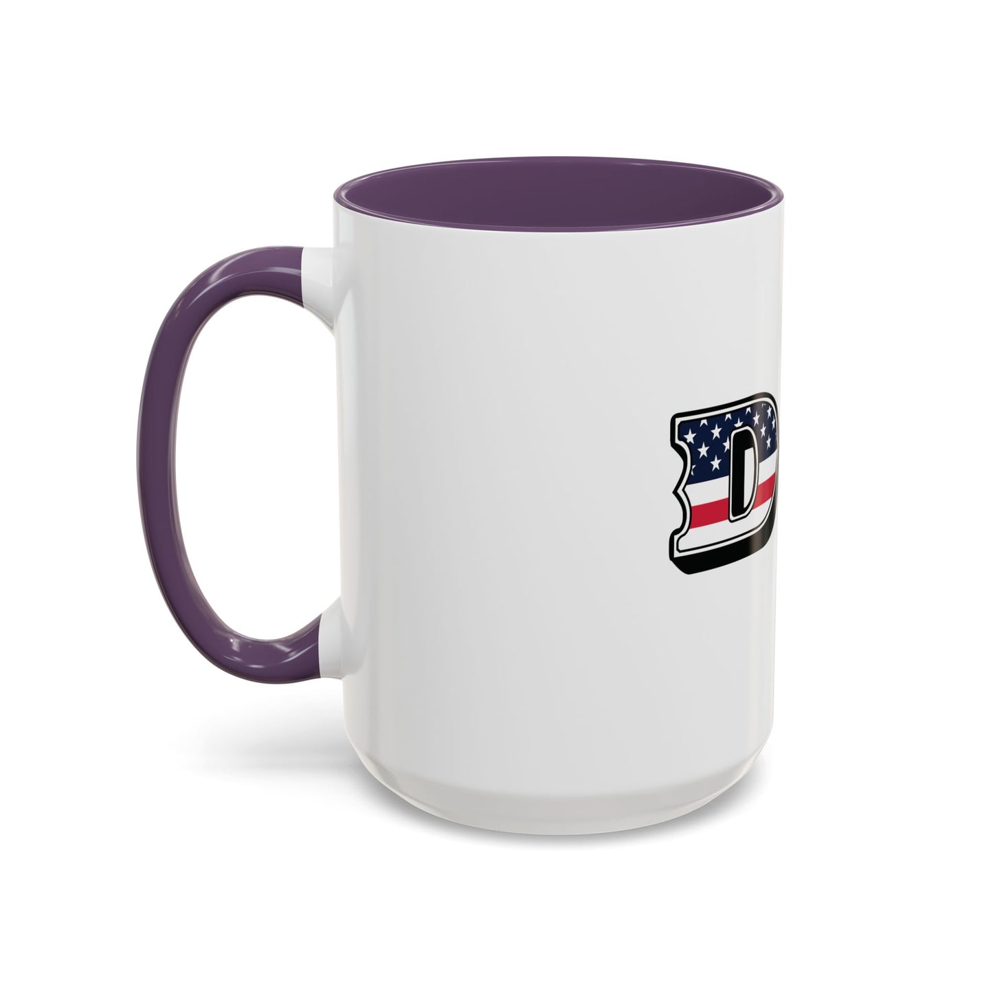 Patriotic DAD Accent Coffee Mug (11/15oz)