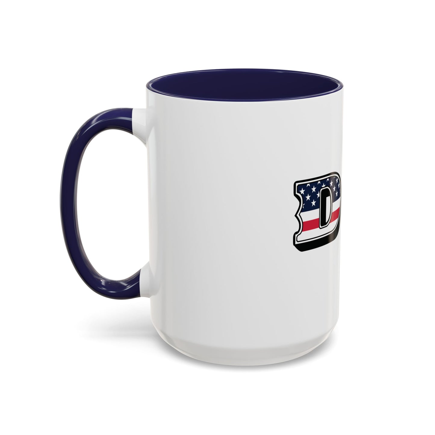 Patriotic DAD Accent Coffee Mug (11/15oz)