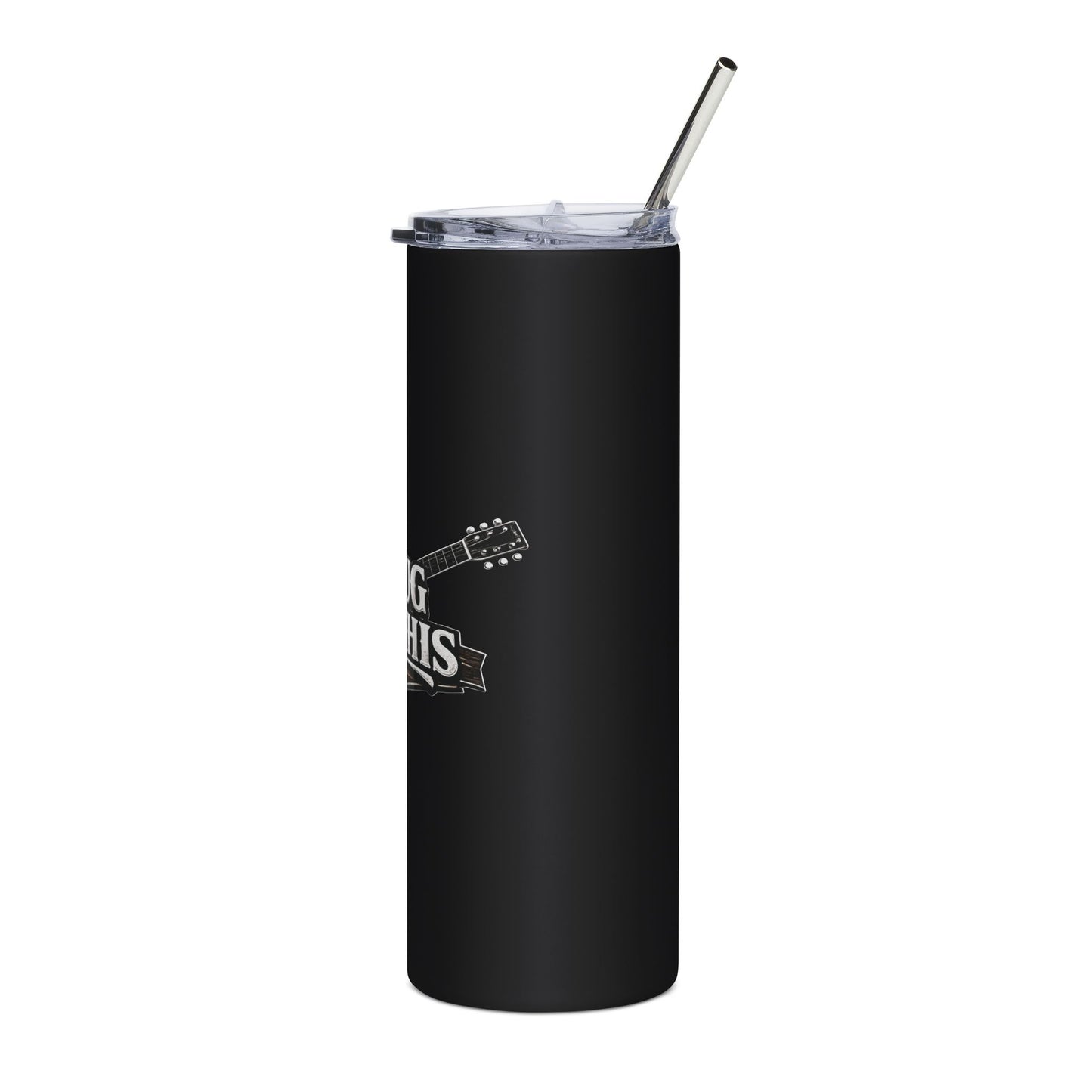 Doug Mathis Guitar Logo 20oz Stainless Steel Travel Cup