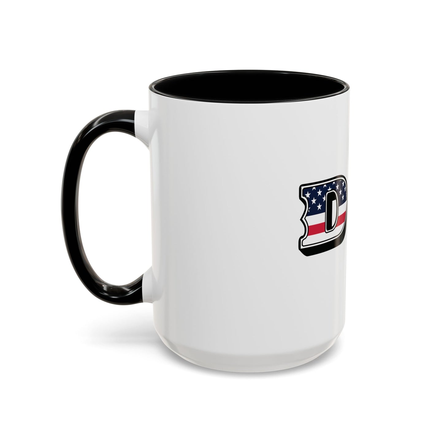 Patriotic DAD Accent Coffee Mug (11/15oz)