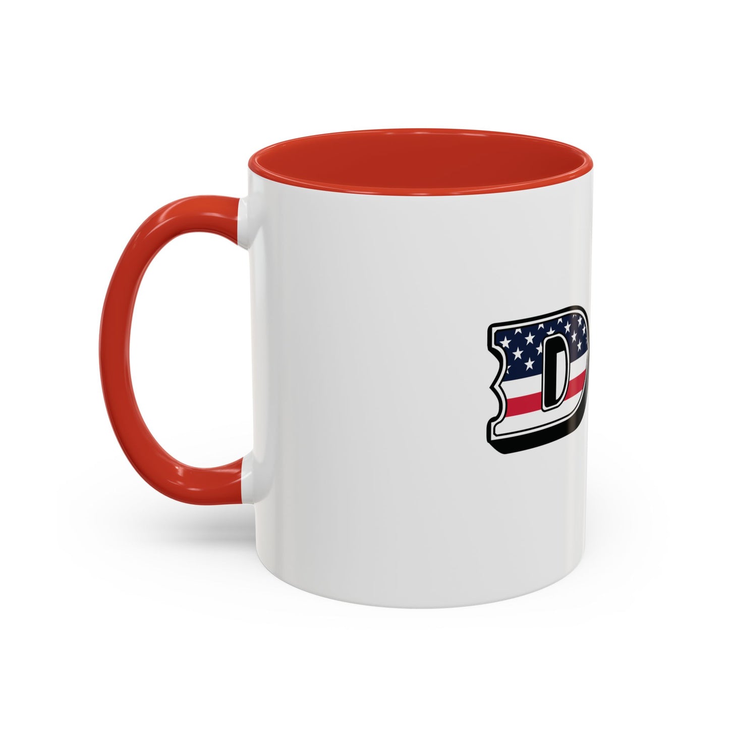 Patriotic DAD Accent Coffee Mug (11/15oz)