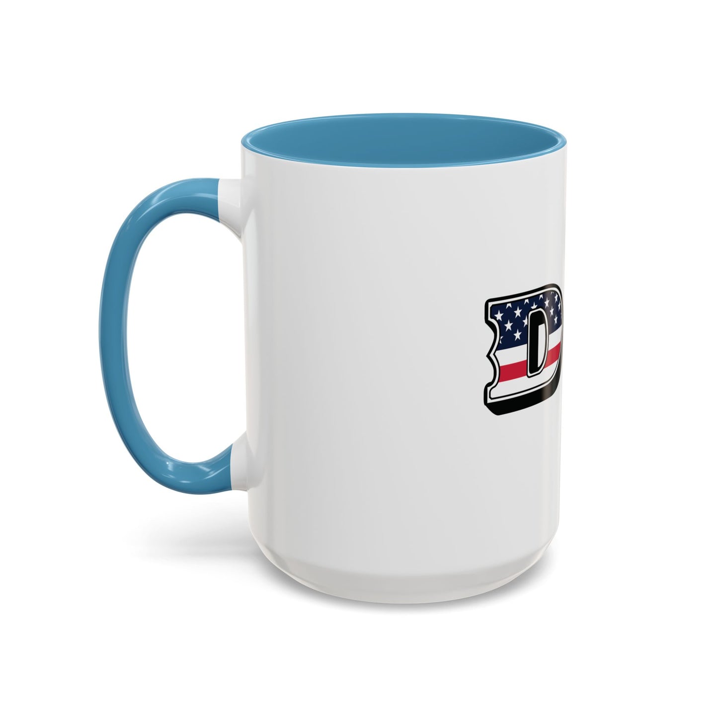 Patriotic DAD Accent Coffee Mug (11/15oz)